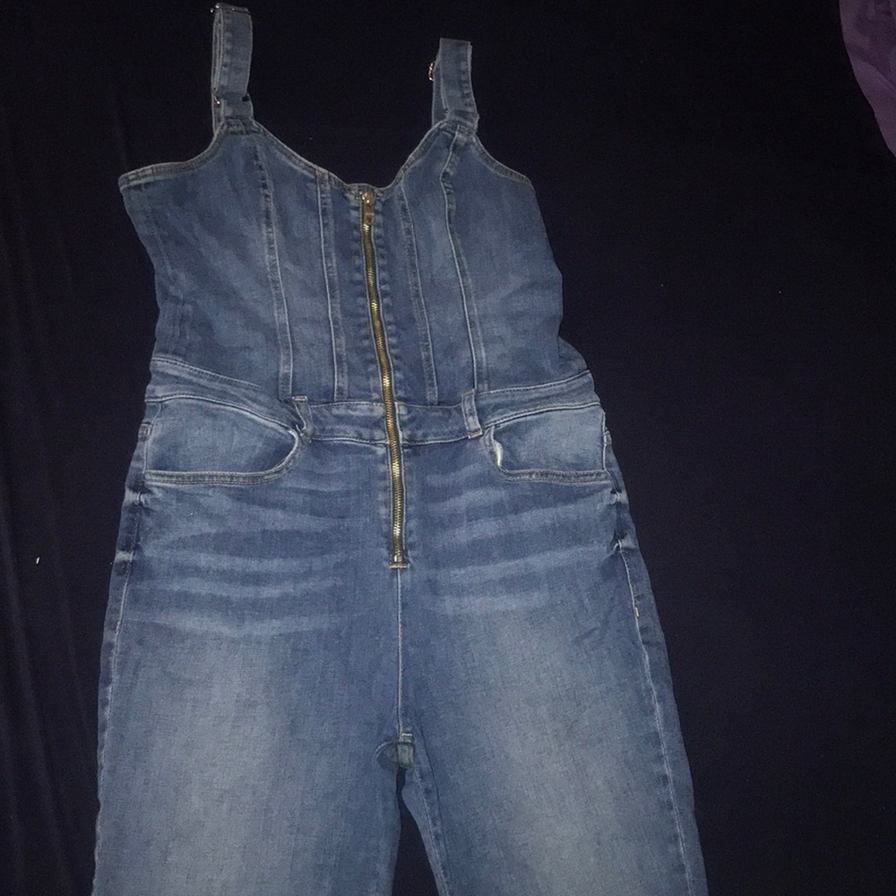 Guess jean jumpsuit